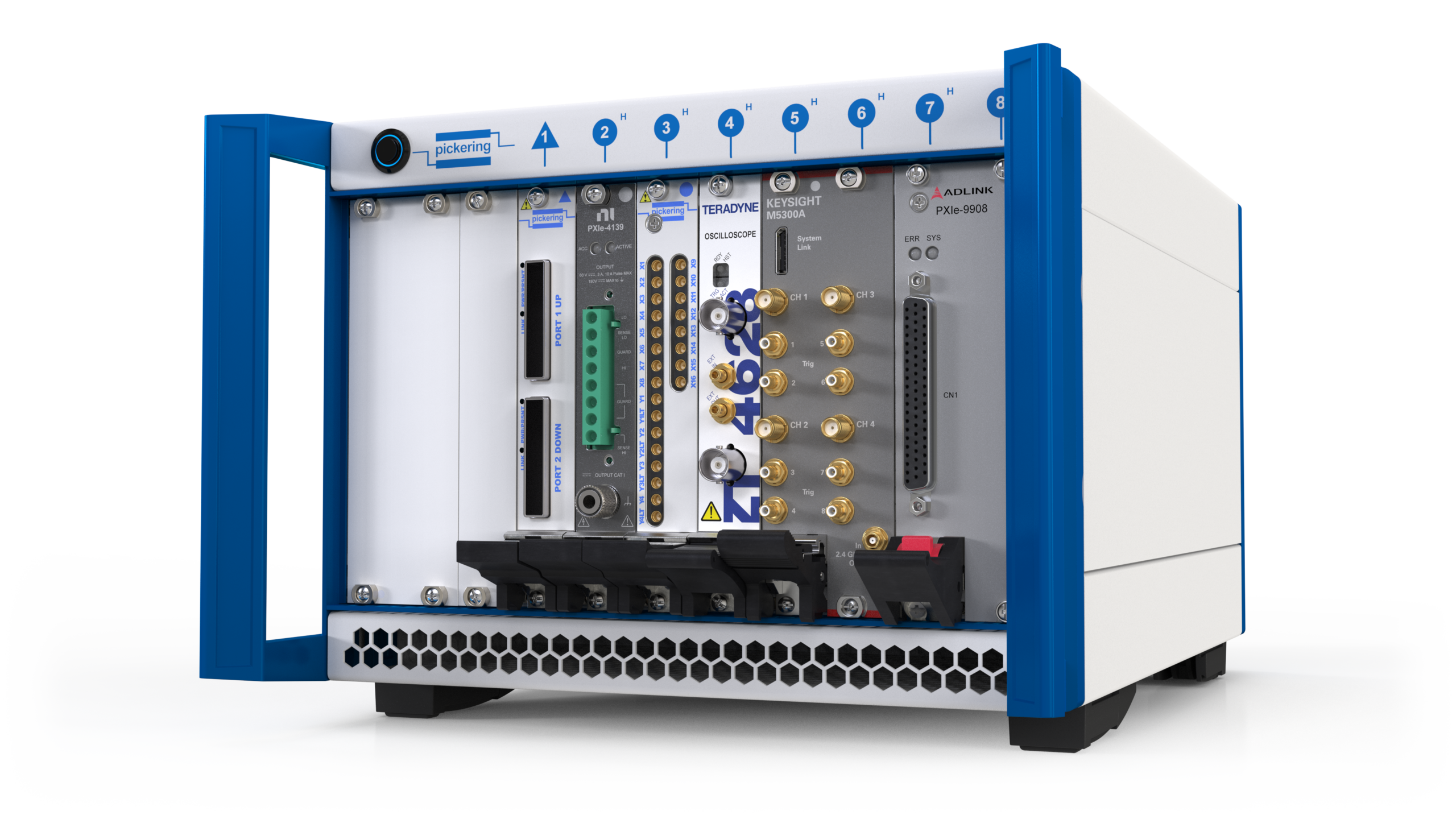 PXI Express chassis and modules from multiple PXISA member vendors